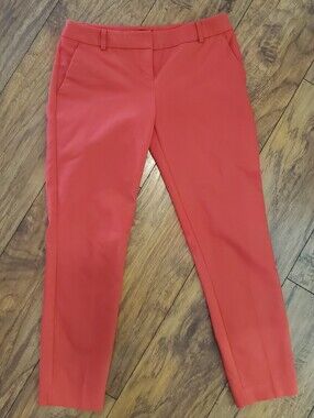 Express Columnist Red Ankle Dress Pants 2R